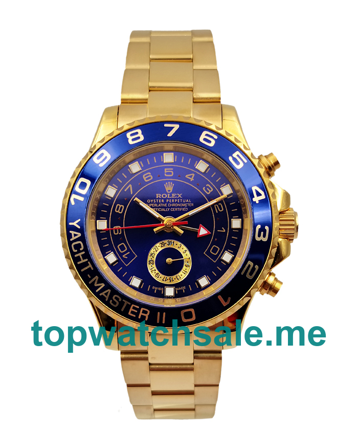 UK AAA Rolex Yacht-Master II 116688 Replica Watches With Blue Dials For Men