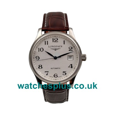 UK Luxury Longines Master L2.518.4.78.3 Replica Watches With White Dials For Sale
