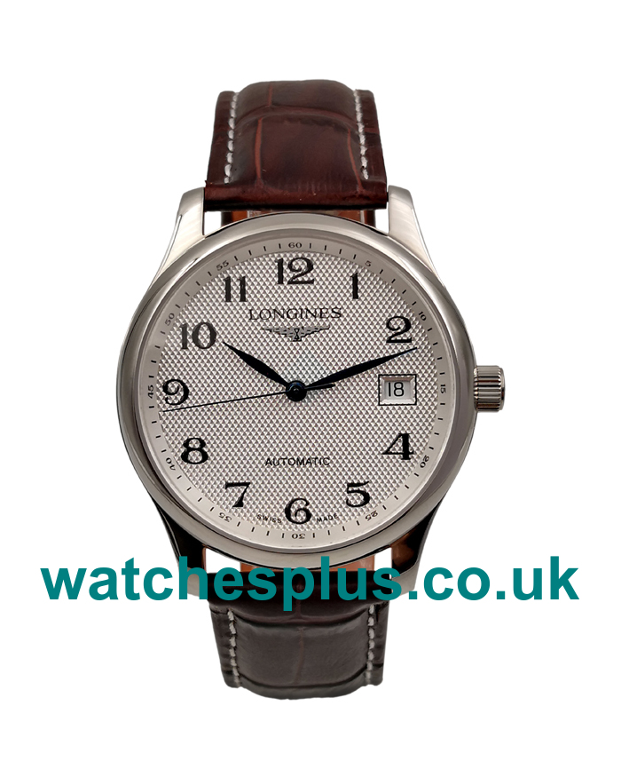 UK Luxury Longines Master L2.518.4.78.3 Replica Watches With White Dials For Sale