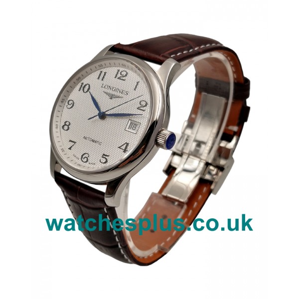 UK Luxury Longines Master L2.518.4.78.3 Replica Watches With White Dials For Sale