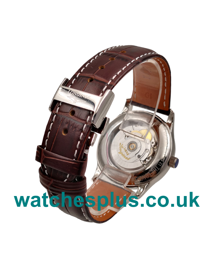 UK Luxury Longines Master L2.518.4.78.3 Replica Watches With White Dials For Sale