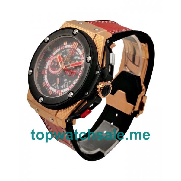 UK Best Hublot King Power 716.QO.0123.GR.EWC14 Replica Watches With Skeleton Dials