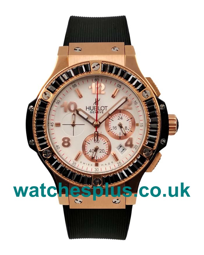 UK Best Quality Replica Hublot Replica Big Bang 341.PC.2010.LR.1903 With White Dials For Women