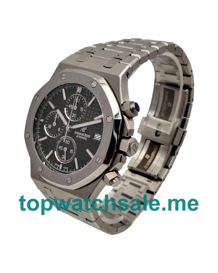 UK Best Quality Replica Audemars Piguet Royal Oak Offshore 26170ST With Black Dials And Steel Cases For Sale