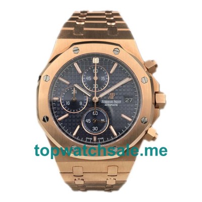 UK Swiss Online Replica Audemars Piguet Royal Oak Offshore 26170OR With Blue Dials Rose Gold Cases