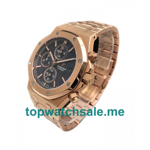 UK Swiss Online Replica Audemars Piguet Royal Oak Offshore 26170OR With Blue Dials Rose Gold Cases