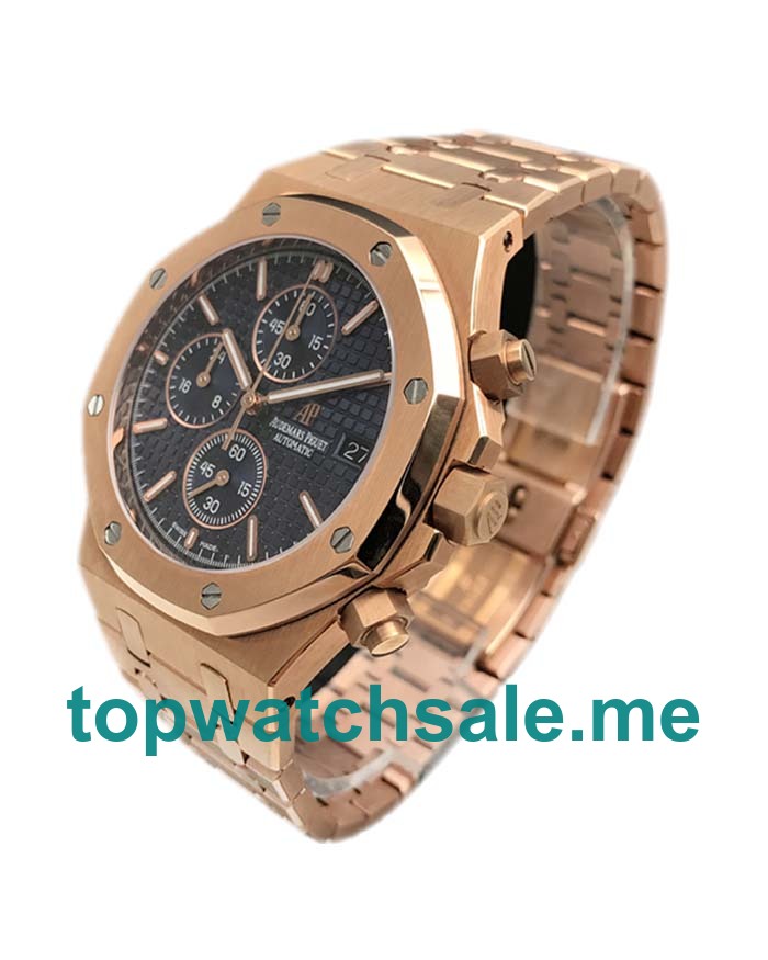UK Swiss Online Replica Audemars Piguet Royal Oak Offshore 26170OR With Blue Dials Rose Gold Cases