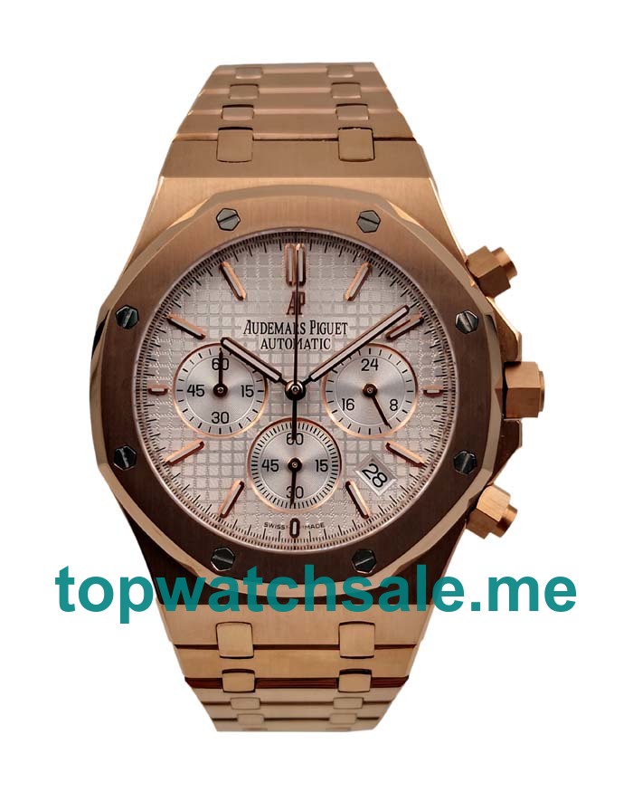 UK Best Luxury Audemars Piguet Royal Oak 26320OR Replica Watches With Silver Dials And Rose Gold Cases Online