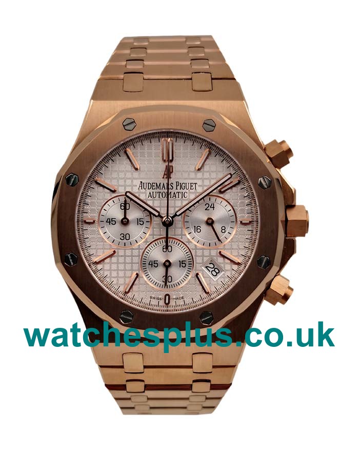 UK Best Luxury Audemars Piguet Royal Oak 26320OR Replica Watches With Silver Dials And Rose Gold Cases Online