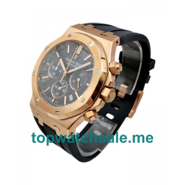 UK Swiss Online Replica Audemars Piguet Royal Oak 26320OR With Black Dials Rose Gold Cases