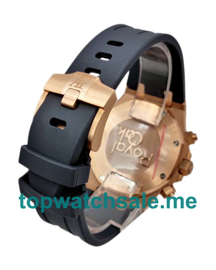 UK Swiss Online Replica Audemars Piguet Royal Oak 26320OR With Black Dials Rose Gold Cases