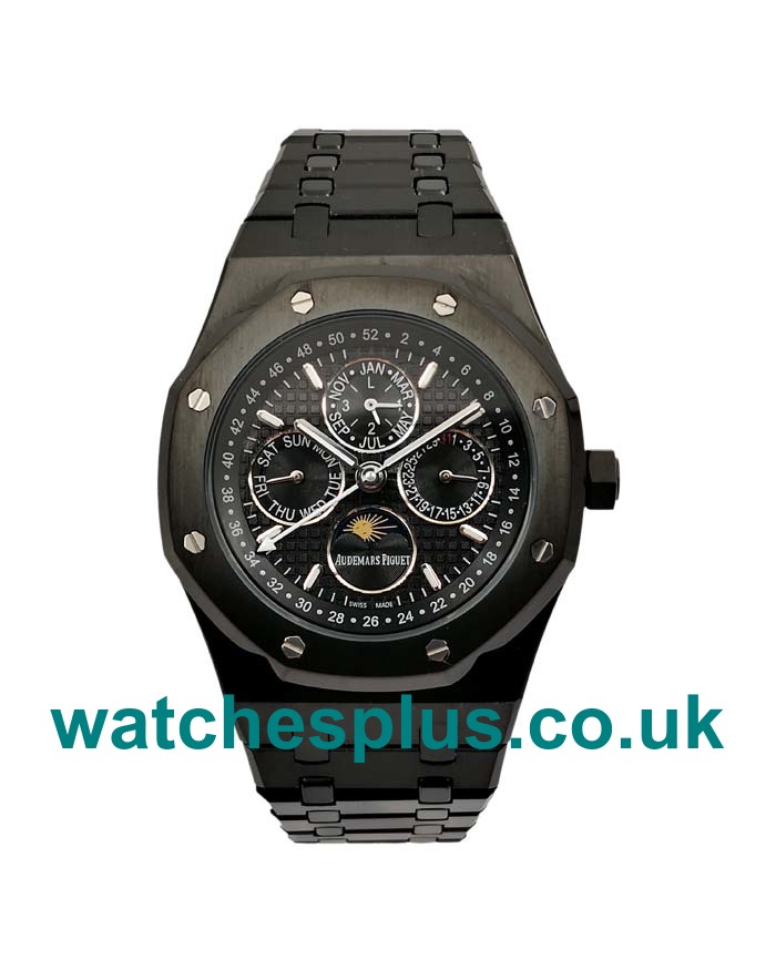 UK Best 1:1 Replica Audemars Piguet Replica Royal Oak 26574ST In 42 MM With Black Dials For Men